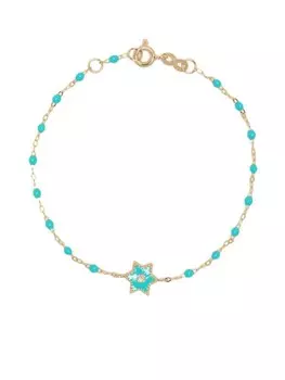 Браслет toile из желтого золота с бриллиантами Gigi Clozeau, синий