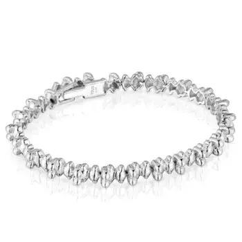 Браслет Tous Bold Bear Chain With Bear Motifs, серебро