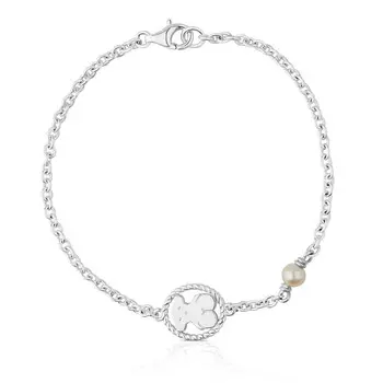 Браслет Tous Camee, серебро/жемчуг