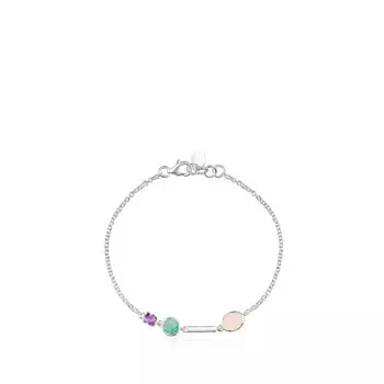 Браслет Tous Cool Color Gemstones, серебро