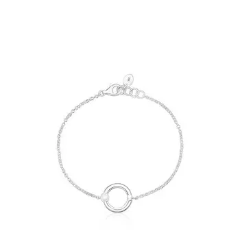 Браслет Tous Fellow With A Pearl And Bear, серебро