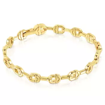 Браслет Tous Manifesto Logo Chain, позолоченное серебро