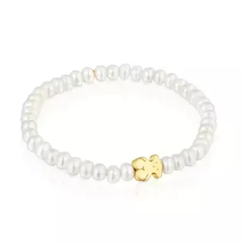 Браслет Tous Sweet Dolls And Bear Motif, жемчуг/вермель