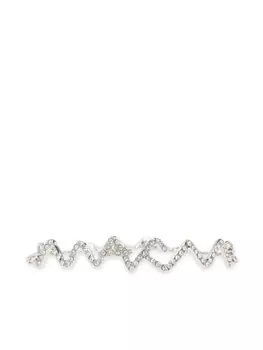 Браслет, украшенный кристаллами Marni, серебряный