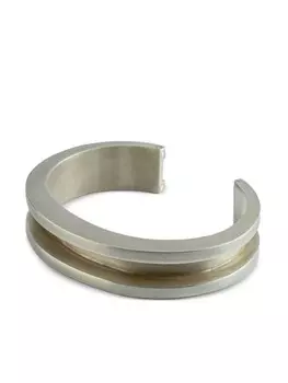 Браслет уменьшенного размера Crescent Channel Parts of Four, серебряный