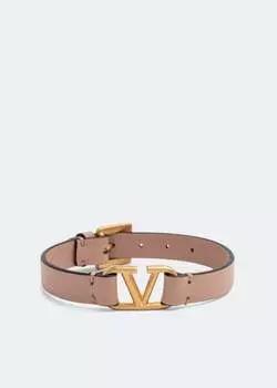 Браслет VALENTINO GARAVANI VLogo Signature bracelet с логотипом, розовый