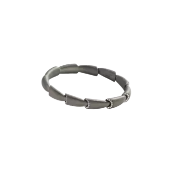 Браслет Vhernier Calla midi из черного титана с бриллиантами