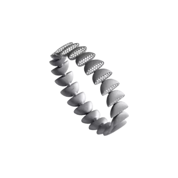 Браслет Vhernier Endless eclipse из титана с бриллиантами