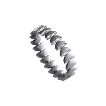 Браслет Vhernier Endless eclipse из титана с бриллиантами