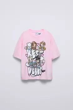 Bratz футболка ZARA, розовый