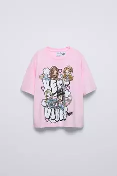 Bratz футболка ZARA, розовый