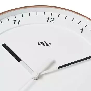 Braun Коричневые большие настенные часы, розовый