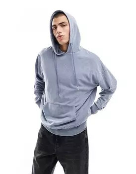 Brave Soul – толстовка оверсайз размытого синего цвета