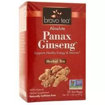 Bravo Tea Absolute Panax Ginseng Травяной чай 20 пакетиков