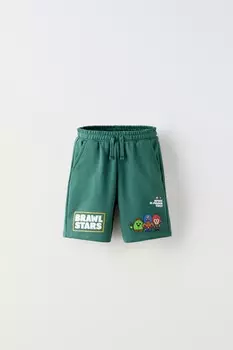 Brawl stars supercell oy шорты-бермуды ZARA, зеленый