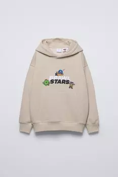 Brawl stars supercell oy толстовка с капюшоном ZARA, песочный
