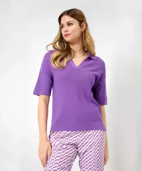 Бракс вязаный свитер "Стиль ЛИЛИАН" Brax, фиолетовый