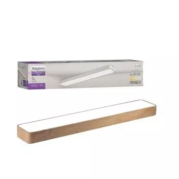 Braytron 45W LED 120см потолочный светильник BLADE LN 4050 люмен квадратный для гостиной, детской комнаты, офиса дерево