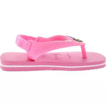 Бразильские девушки надевают шлепанцы с открытой пяткой Havaianas, цвет Crystal Rose