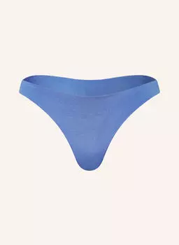 Бразильские плавки бикини, мерцающие однотонные Watercult, синий