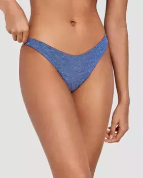 Бразильские плавки бикини с V-образным вырезом Gisela, синий