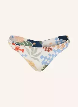 Бразильские плавки бикини seaside tales watercult, цвет ECRU/DUNKELROT/HELLBLAU