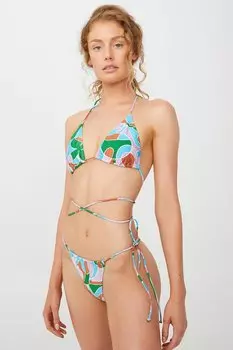 Бразильские плавки бикини со шнуровкой Cotton On, мультиколор