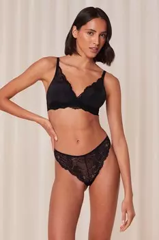 Бразильские трусики Amourette Charm с высокими штанинами Triumph, черный