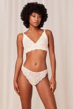 Бразильские трусики Amourette Charm с высокими штанинами Triumph, бежевый