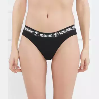 Бразильские трусики Moschino, черный