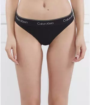 Бразильские трусики современные функциональные бикини Calvin Klein Underwear, черный