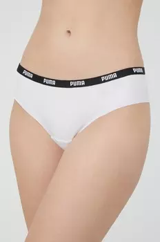 Бразильские трусы, 2 шт Puma, белый