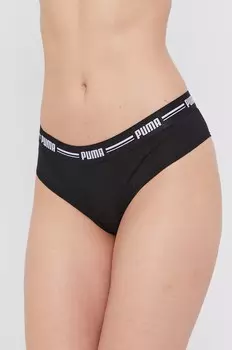 Бразильские трусы, 2 шт Puma, черный