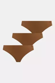 Бразильские трусы, 3 шт Under Armour, коричневый