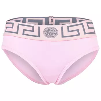 Бразильские трусы топика Versace, розовый