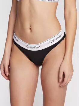 Бразильские женские трусики Calvin Klein, черный