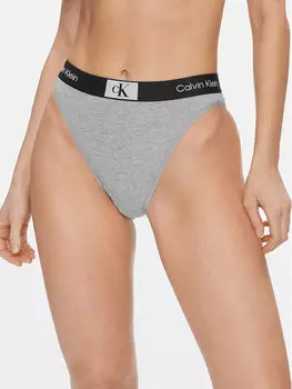 Бразильские женские трусики Calvin Klein, серый