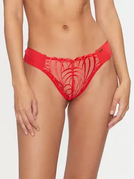 Бразильские женские трусики Gossard, красный