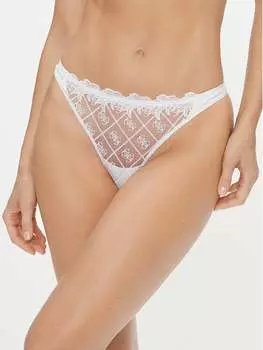 Бразильские женские трусики Guess, белый