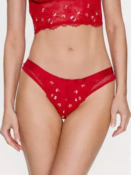 Бразильские женские трусики Hunkemller, красный