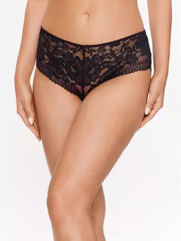 Бразильские женские трусы с завышенной талией Etam, черный