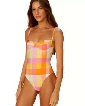 Бразильский женский купальник с принтом Blueman, мультиколор