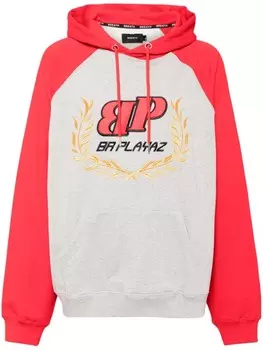 BREATH толстовка с вышитым логотипом, красный