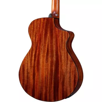 Breedlove Discovery S CE LH Концертная левосторонняя акусто-электрическая гитара Red Cedar-Mahogany Edge Burst