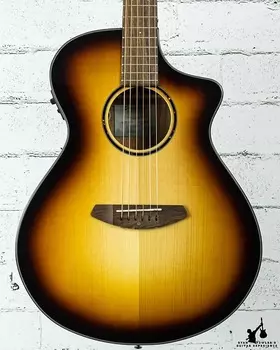 Breedlove Discovery S Concert Edgeburst CE Spruce-Mahogany