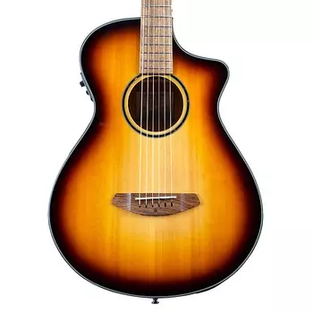 Breedlove Discovery S Concertina Edgeburst CE Красный кедр-африканское красное дерево