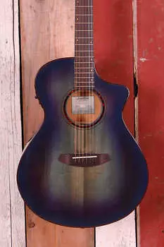 Breedlove Pursuit Exotic Limited Edition Concert CE Myrtlewood-Myrtlewood - Blue Eyes Pursuit Exotic Limited Edition Concert CE Myrtlewood-Myrtlewood