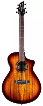 Breedlove Pursuit Exotic S Concert Edgeburst CE Акустическая электрическая гитара Koa PSCN44CEKOKO