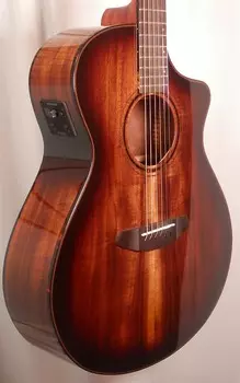 Breedlove Pursuit Exotic S Concert Edgeburst CE Koa-Koa Acoustic Electric