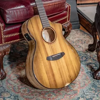 Breedlove Pursuit Exotic S Concert Sweet Grass All Myrtlewood Cutaway Электро/акустическая гитара со звукоснимателем Fishman #1837 PSCN41CEMYMY